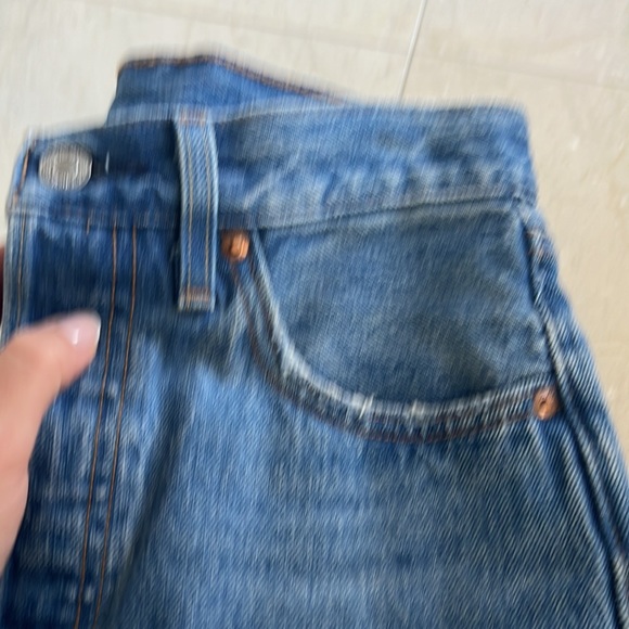 Levi’s 501 cropped jeans W24 L26 medium wash 100% cotton - Picture 11 of 12